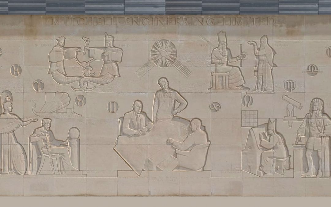 Mitchell Engineering Mural by Arthur Ayres (1955)