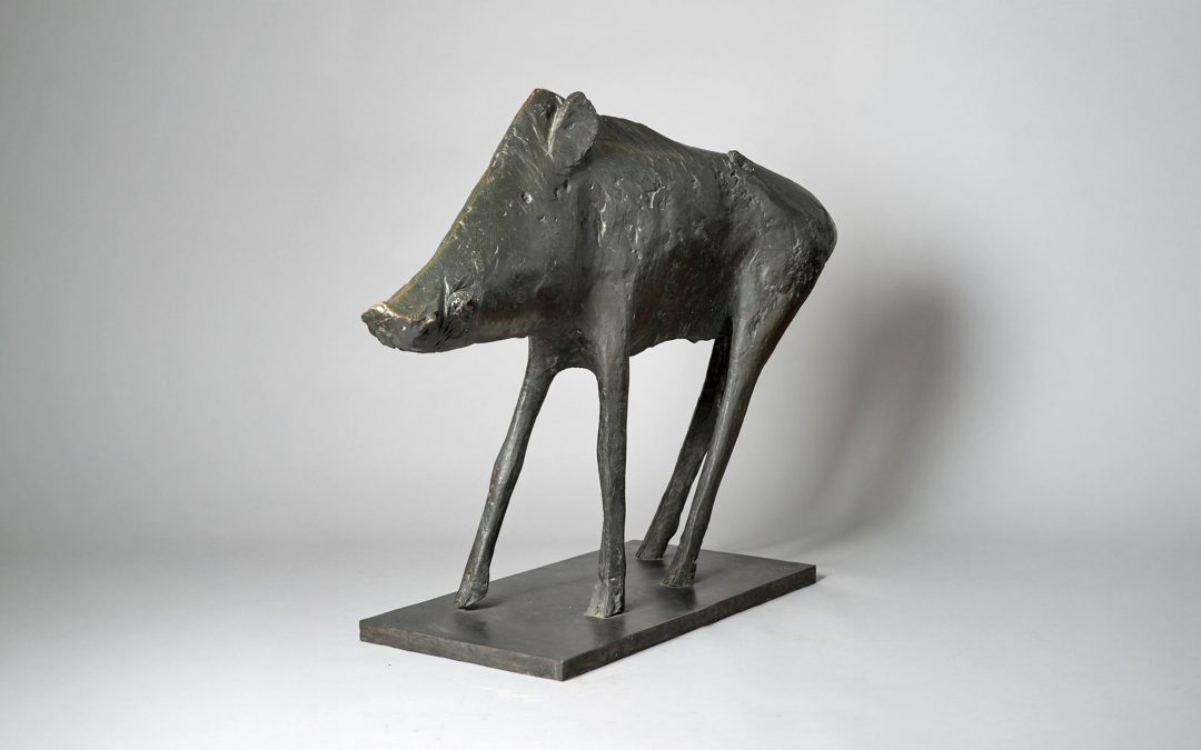 Wild Boar by Elisabeth Frink (1961)